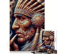 Puzzle 1000 pièces Sagesse ancestrale dévoilée pour Adolescents Un Cadeau de Noël Unique, Stimulant la mémoire et offrant Un agréable Moment de détente grâce à Son Assemblage Solide (38x52cm)