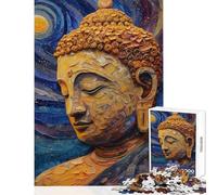 Puzzle 1000 pièces Sagesse Céleste Jeux relaxants pour Toute la Famille Décoration Murale avec pièces de Formes aléatoires Parfaitement emboîtables (26x38cm)