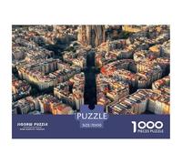 Puzzle 1000 Pièces Sagrada Familia pour Enfants - Découverte Éducative en Papier Recyclé, Jeu Captivant pour Filles Et Garçons 70x50cm/1000pcs