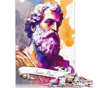 Puzzle 1000 pièces « Saint Paul l'Apôtre » pour Adultes, difficulté : renforce Les Relations Entre Les Membres de la Famille (38 x 26 cm)