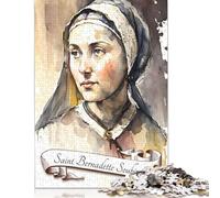 Puzzle 1000 pièces « Sainte Bernadette Soubirous » pour Adultes, Jeu éducatif, décoration familiale (75 x 50 cm)