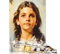 Puzzle 1000 pièces « Sainte Maria Goretti » : difficulté du Puzzle, Jeux éducatifs, Jouets, Cadeaux de Noël (38 x 26 cm)