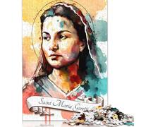 Puzzle 1000 pièces « Sainte Maria Goretti » : Jeu de Puzzles, Jouets, Puzzles familiaux, Cadeau de Noël, Stimulant (75 x 50 cm)
