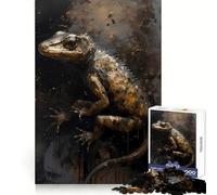 Puzzle 1000 pièces Salamandre Monde Mythique pour Adolescents Jeu de logique Pure, Relaxant et Facile à découper Pièce d'art de qualité (50x75cm)