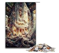 Puzzle 1000 pièces Salle de marbre maudite Puzzles pour Adultes Puzzle en Bois Jeu éducatif 75x50cm
