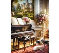 Puzzle 1000 pièces : Salle de piano CherryPazzi