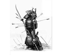 Puzzle 1000 pièces Samouraï Japonais Décoration Maison Éducation Soulagement du Stress Jouet Amusant Jeu Familial Enfants Adultes Défi Puzzle Cadeau 50X70CM