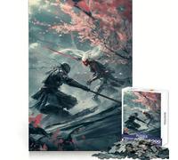 Puzzle 1000 pièces Samurai Cyborg Showdown pour Adolescents, Jeu Mental Anti-Stress, découpe Premium, Cadeau Exquis (50x75cm)