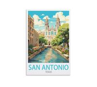 Puzzle 1000 pièces, San Antonio, Texas, 52 x 38 cm. Un Cadeau Relaxant et Stimulant pour Adultes, Adolescents et Seniors.