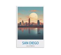 Puzzle 1000 pièces, San Diego Californie Puzzle Difficile Difficile Jeu de Puzzle éducatif Puzzles Cadeaux pour Adultes 52x38cm