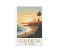 Puzzle 1000 pièces, San Diego, Californie, Puzzles Classiques 1000 pièces, Jeux éducatifs, pour Adultes et Enfants, 52 x 38 cm
