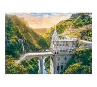 Puzzle 1000 pièces : Sanctuaire de Las Lajas, Colombie Trefl G