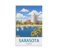 Puzzle 1000 pièces, Sarasota, Floride. Puzzle Classique pour Enfants, Puzzle Stimulant et Difficile pour Adultes et Adolescents, 70 x 50 cm.