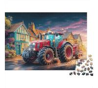 Puzzle 1000 pièces, Scène Tracteur Rural, Carton Extra épais, Éducatif, Activité Famille, Divertissement chez soi 38x26cm