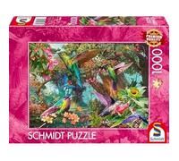 Puzzle 1000 pièces - SCHMIDT - Couleurs des colibris - Multicolore - 69,3 x 49,3 cm - À partir de 12 ans