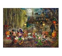 Puzzle 1000 pièces - SCHMIDT - Disney, Mickey & Minnie Halloween Fun - Orange - 69,3 x 49,3 cm - Adulte
