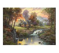 Schmidt-Spiele Puzzle Classique 58445 – Chalet au Crépuscule