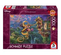 Schmidt-Spiele Puzzle Thomas Kinkade Disney Dreams Collection – Raiponce Enchevêtrée d'Amour
