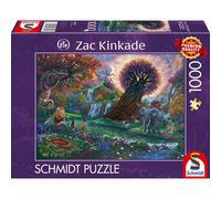 Puzzle 1000 pièces SCHMIDT SPIELE Zac Kinkade The Garden of Eden Illustré Premium Boîte violette