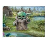 Schmidt-Spiele Puzzle Thomas Kinkade Disney Star Wars The Mandalorian Childs Play 1000 pièces