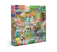Eeboo Puzzle 1000 pièces Seasons in Kyoto coloré 58,5 x 58,5 cm