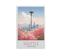 Puzzle 1000 pièces Seattle, Washington - Jeu de Puzzle de 1000 pièces pour Adultes, Enfants, Adolescents et familles Nombreuses - 52 x 38 cm