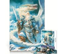 Puzzle 1000 pièces Seigneur Dragon d'hiver pour Adolescents Un Cadeau mémorable pour développer la Concentration et la détente (50x75cm)