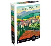 Puzzle - SENTOSPHERE - Calypto - 1000 pièces - Paysage de la Toscane - Toucher soyeux - Dès 9 ans