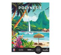 Sentosphère - Puzzle 1000 pièces - Puzzle Adultes - Illustrations - Polynésie Française - Impression en 7 Couleurs - Toucher Soyeux - Qualité Premium - Boite écologique - Made in France
