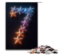 Puzzle 1000 pièces Sept étoiles d'affilée pour Adultes Puzzle Impossible Anti-Stress pour Adolescents de 14 Ans et Plus 1000 pièces (75 x 50 cm)
