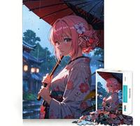 Puzzle 1000 pièces Sérénade sous la Pluie pour Adolescents Un Jeu de logique Solide, Un Divertissement paisible, Une découpe de précision et Un Cadeau Exceptionnel (50x75cm)