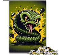 Puzzle 1000 pièces Serpent rusé Les Puzzles en Carton Les Plus Cool pour Adultes Taille 26x38cm Casse-tête DIY Stimulant pour Les Adolescents