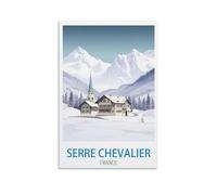Puzzle 1000 pièces, Serre Chevalier Frances Ski, Puzzle Classique 1000 pièces, Jeu éducatif, pour Adultes et Enfants, 52 x 38 cm
