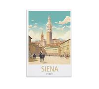 Puzzle 1000 pièces, Sienne, Italie. Puzzle Classique pour Adultes et Adolescents (52 x 38 cm).