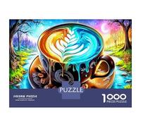 Puzzle 1000 Pièces Singe aux Grands Yeux pour Familles, Jeu Éducatif et Challengeant Primates, Cadeau pour Hommes et Femmes, 70x50cm
