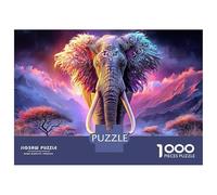 Puzzle 1000 Pièces Singe Challengeant, Jeu de Puzzle Primates pour Toutes Les Générations, Cadeau pour Hommes et Femmes, 52x38cm