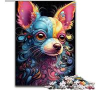 Puzzle 1000 pièces Singes colorés en Bois, activité Amusante à Faire à la Maison 50x75cm, Jeu de réflexion pour Adolescents, Cadeau de Vacances idéal