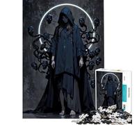 Puzzle 1000 pièces Skull Summoner︰ Maîtresse des Murmures Jeu addictif pour cultiver la Patience Décoration Amusante Cadeau d'anniversaire Parfait (Dimensions 38x52cm)