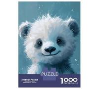 Puzzle 1000 Pièces Smiling Polar Bear Cub pour Adolescents - Jeu De Réflexion - Cadeaux pour Femmes - Idées Cadeaux Uniques pour Un Anniversaire Ou Noël 70x50cm/1000pcs