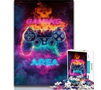 Puzzle 1000 pièces Smoke Game pour Adolescents, Jeu Familial Anti-Stress, défi Difficile, Superbes Cadeaux et Jouets (50x75cm)