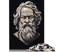 Puzzle 1000 pièces « Socrate, Philosophe Grec » pour Adultes et Adolescents, Jouets éducatifs en Papier (38 x 26 cm)