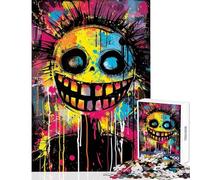 Puzzle 1000 pièces Sourires éclatants - Ambiance Folle - Jeu Impossible - Activités familiales - Jouet éducatif - Cadeaux Uniques pour Un Anniversaire ou Noël (50x75cm)