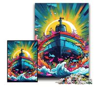 Puzzle 1000 pièces sous-Marin coloré Puzzles Difficiles pour Adultes 26x38cm Parfait pour Les Cadeaux d'anniversaire, de Noël et d'halloween