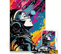 Puzzle 1000 pièces Space Collage Pop Art pour Adolescents, Jeu de logique, pièce de Collection découpée avec précision (50x75cm)