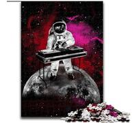 Puzzle 1000 pièces « Space is The DJ Place » ; Puzzle 1000 pièces, idéal pour Les Anniversaires, Les fêtes et Les Occasions spéciales (Taille 26x38cm)