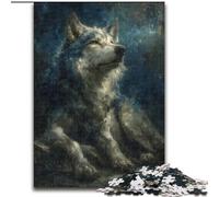Puzzle 1000 pièces Space Wolf, Puzzle 1000 pièces, Cadeau, Jeu d'activités familiales pour Adolescents, Casse-tête Stimulant (Taille 26x38cm)