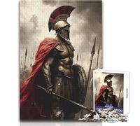 Puzzle 1000 pièces Spartan prêt pour la Guerre - Jeu éducatif d'analyse et de logique - Cadeau de Noël Secret - Dimensions : 50x75cm