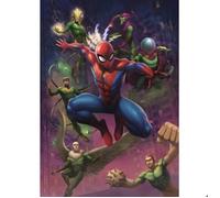 Clementoni Spiderman Illustrated-1000 Pièces-Puzzle, Divertissement pour Adultes-Fabriqué en Italie, 39742
