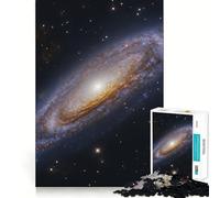 Puzzle 1000 pièces Spirale Galaxie Espace Profond pour Adultes Jeu de Réflexion Jeu de Groupe Découpe Claire Joli Cadeau 38x26cm