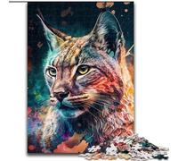 Puzzle 1000 pièces Spirit Lynx en Carton pour Adultes Coloré, Amusant, Stimulant et Stimulant (Taille 26x38cm)